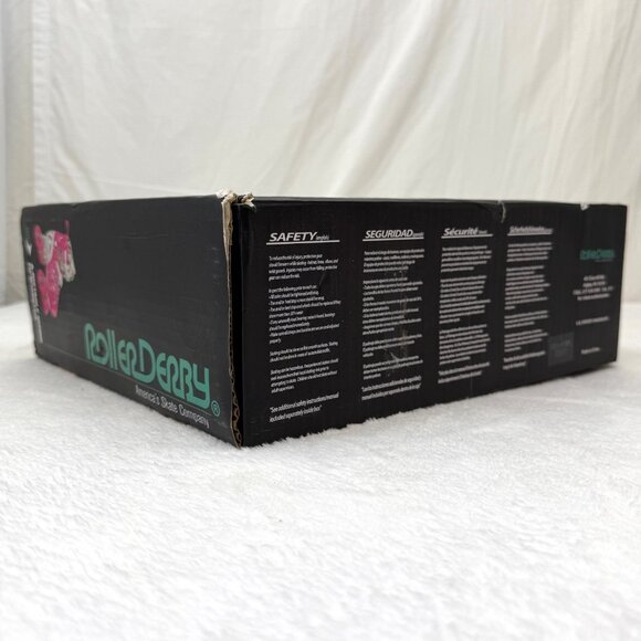 Roller Derby Adjustable Roller Skate Model 1972M Youth Girl Size 12-2 White Pink - Picture 12 of 12